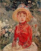 Berthe Morisot Le corsage rouge oil painting reproduction